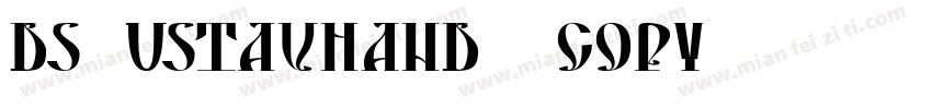 DS UstavHand (COPY 1)字体转换